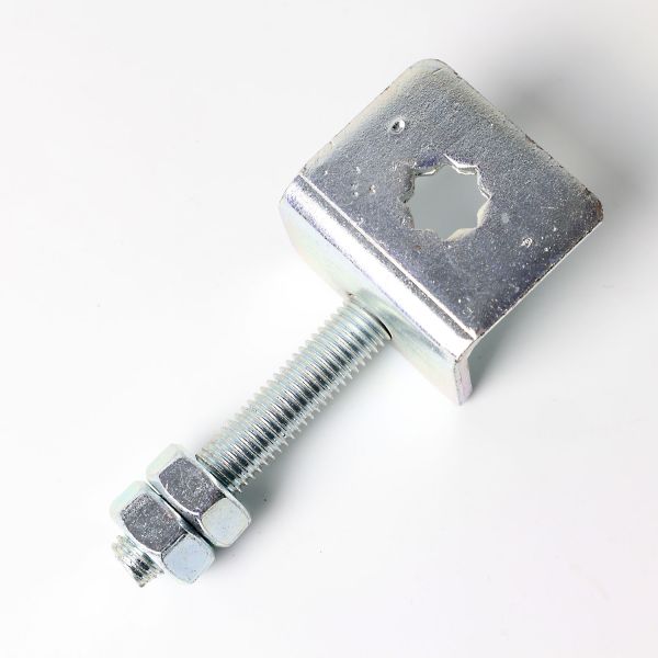 Staffa economica con perno per montaggio motore tapparella