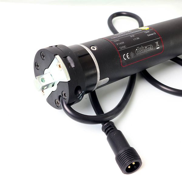 Motore Tech International E-Bat con batteria ricaricabile esterna, finecorsa meccanico e telecomando per tapparelle e tende