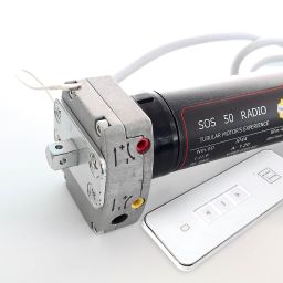 Motore elettrico Tech International SOS Radio con finecorsa meccanico manovra di soccorso e telecomando