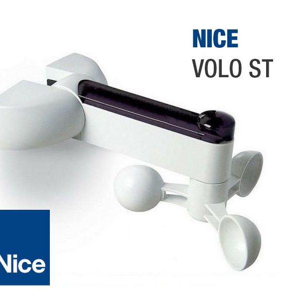 Anemometro Nice Volo ST vento-sole con regolazione a trimmer per tende