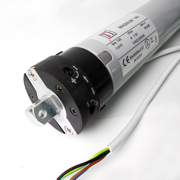 Motore potente Tech International serie MAGNUM con finecorsa meccanico per grandi tapparelle e serrande