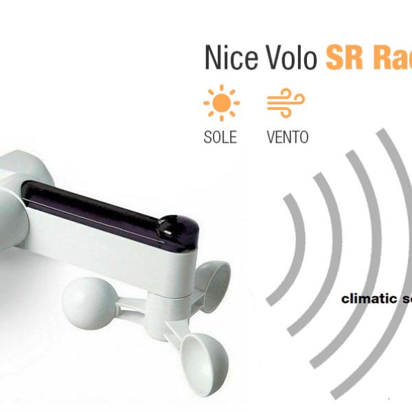 Anemometro Nice Volo-SR Radio sensore climatico sole vento