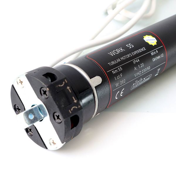 Motore economico Tech International serie Work Black con finecorsa meccanico