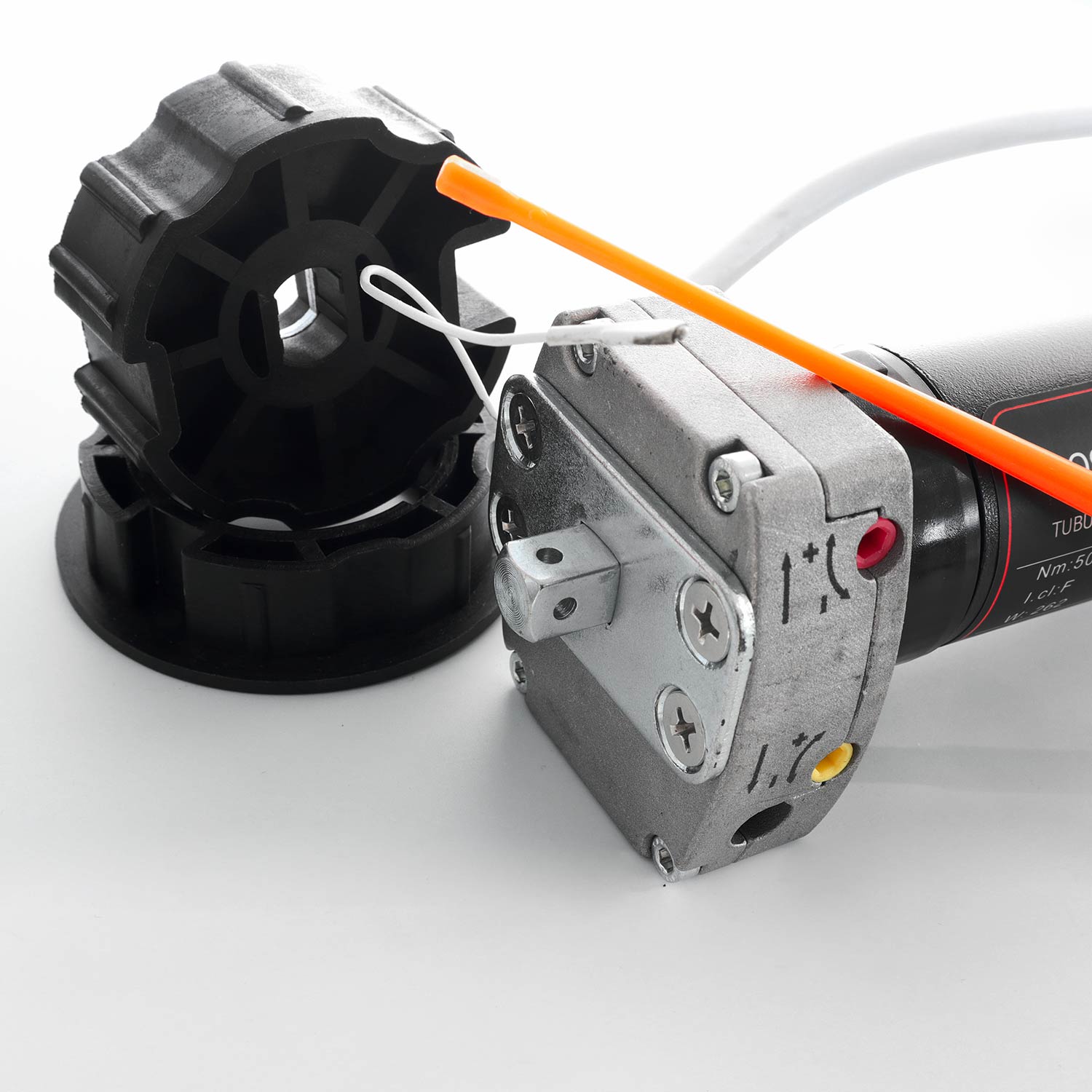 Motore elettrico Tech International SOS Radio con finecorsa meccanico manovra di soccorso e telecomando