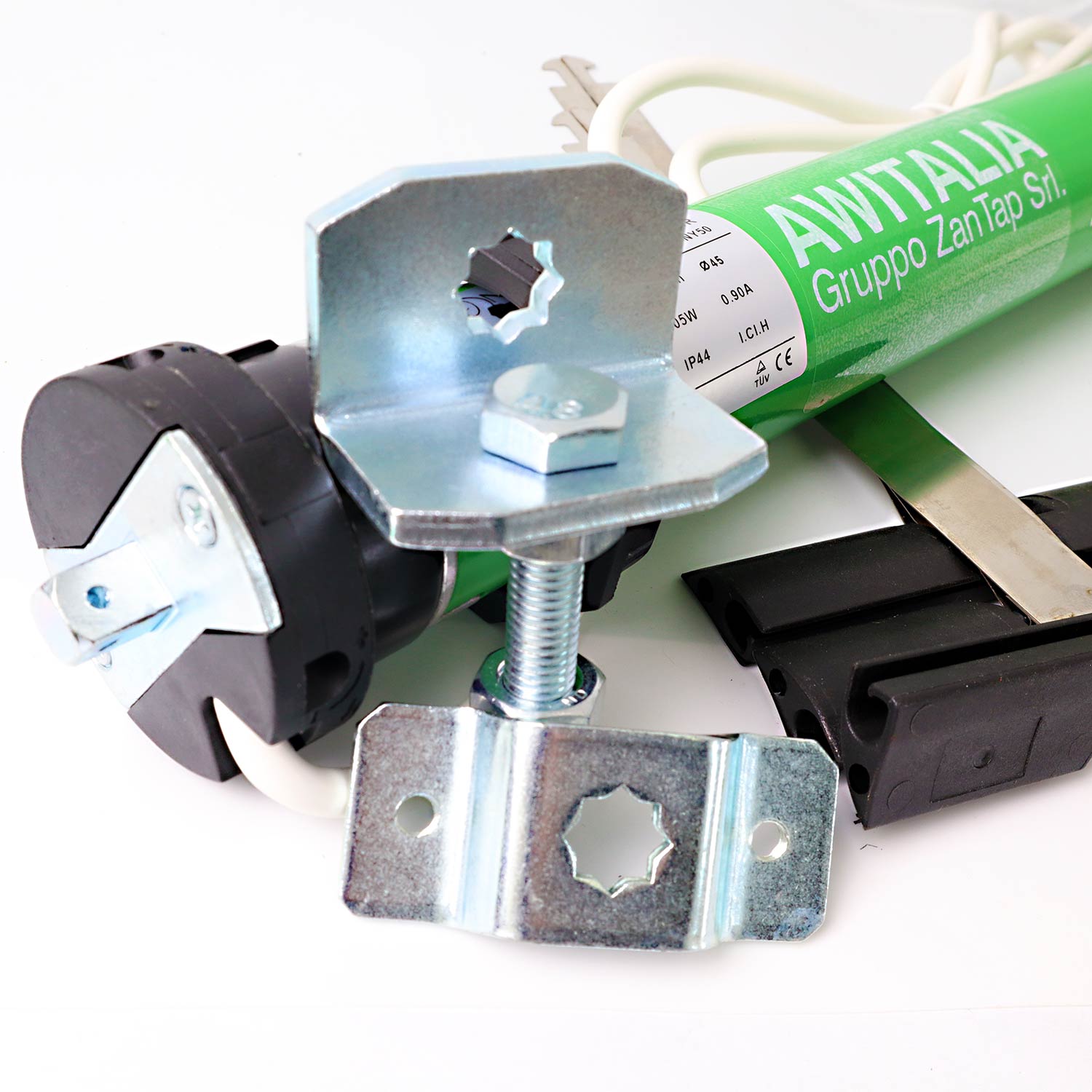 Motore Awitalia silenzioso a bassi consumi con finecorsa meccanico per tapparelle e tende