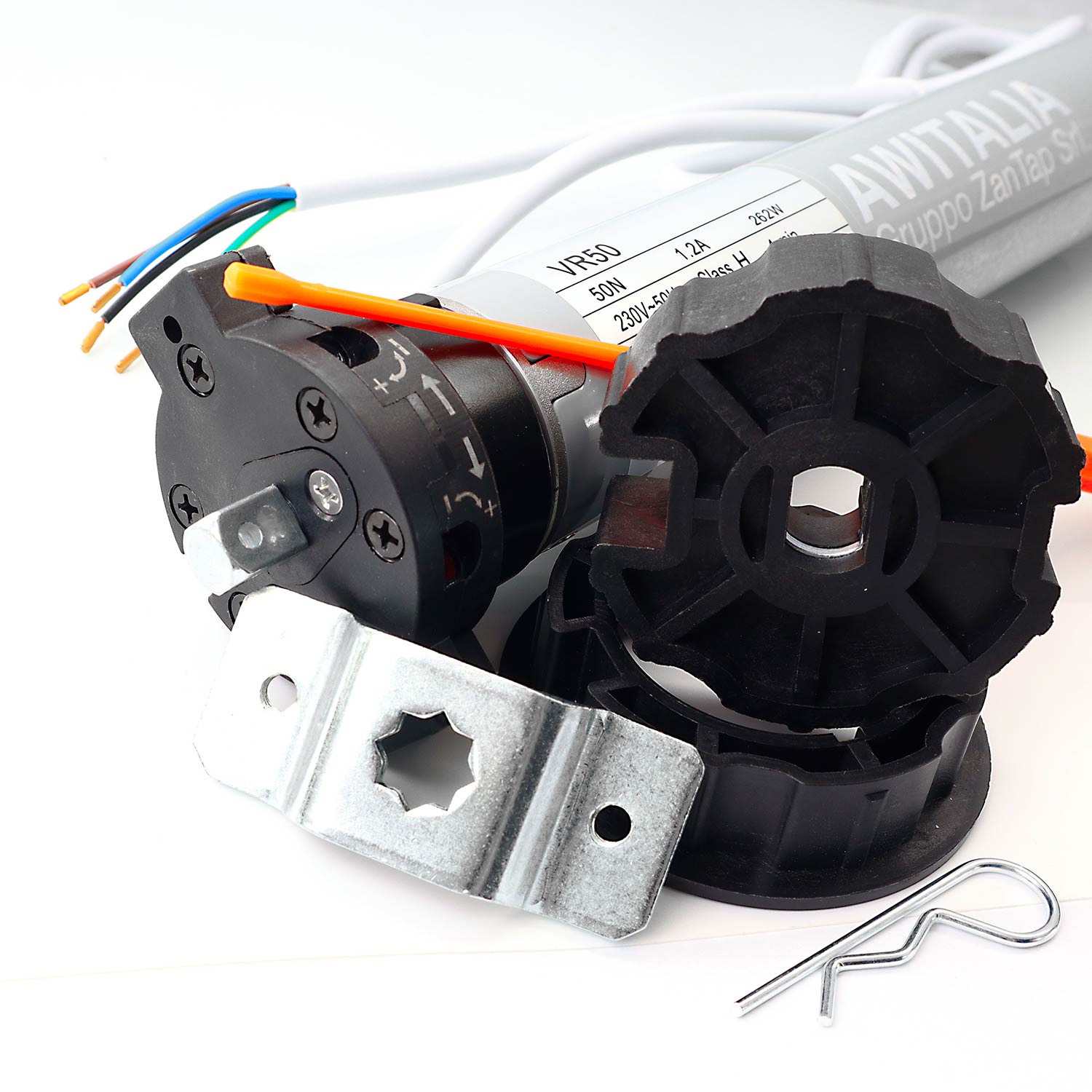 Motore Awitalia economico VR50 con finecorsa meccanico per tapparelle e tende