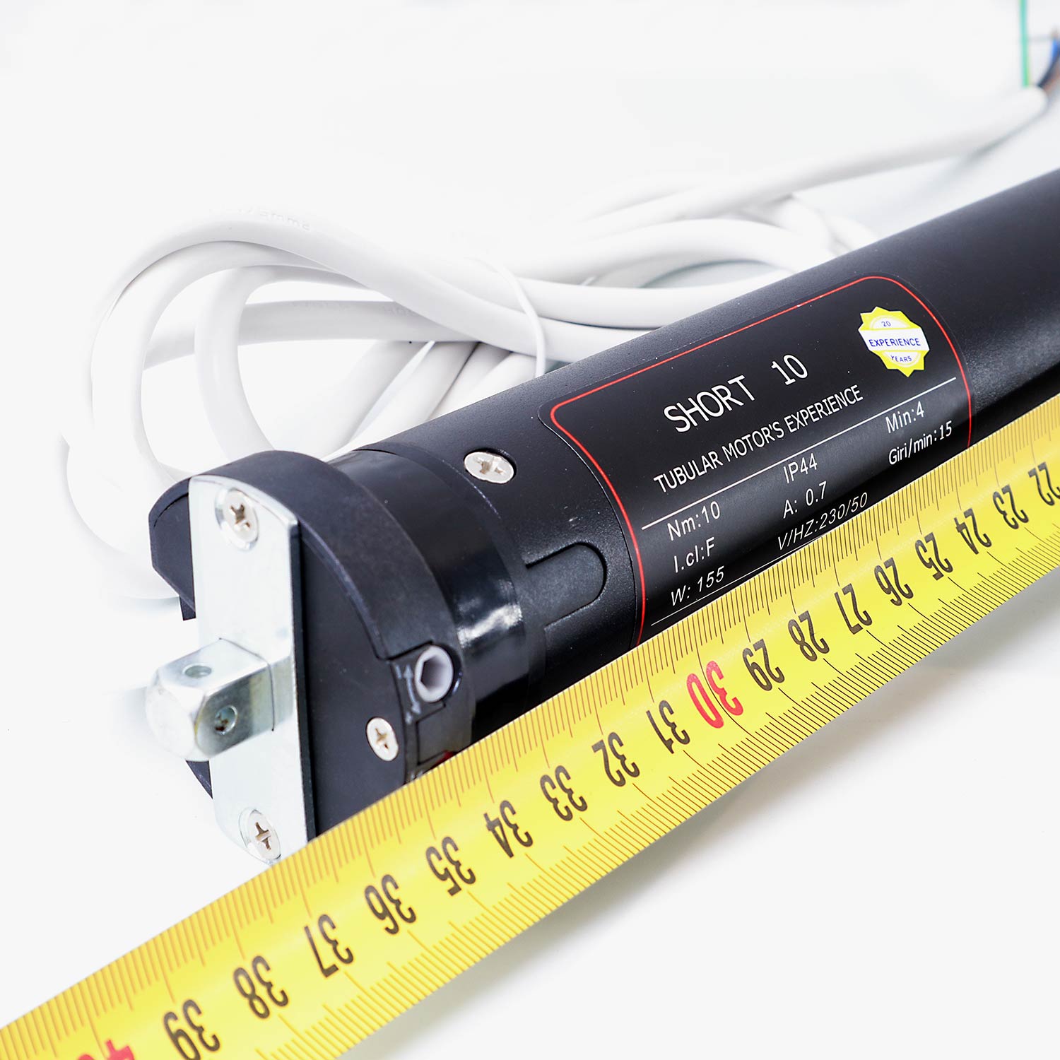 Motore Tech International serie SHORT con finecorsa meccanico e Lunghezza 40 cm