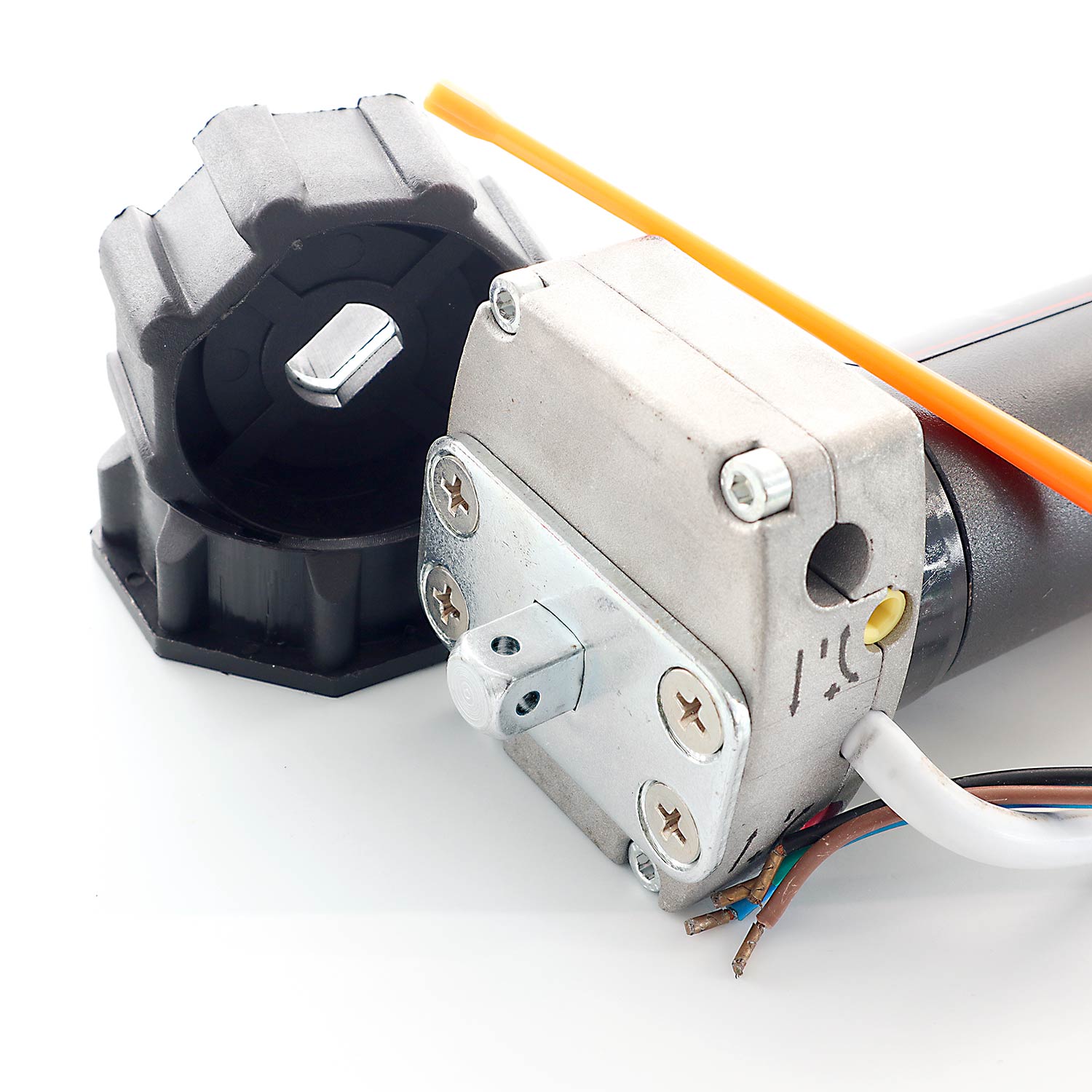 Motore elettrico Tech International serie SOS con manovra di soccorso e finecorsa meccanico