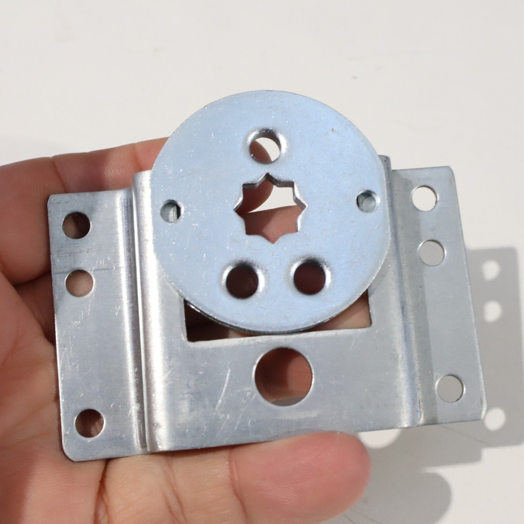 Supporto sfilabile per motore tapparella con foro da 10 mm.