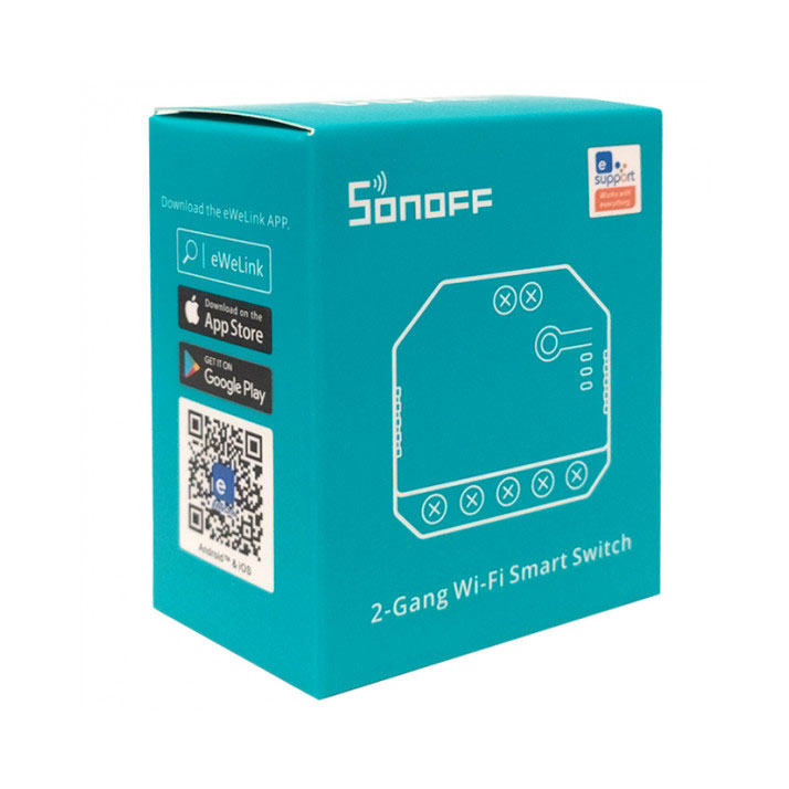 Relè wifi SONOFF DUAL R3 per automazione domestica tapparelle e tende