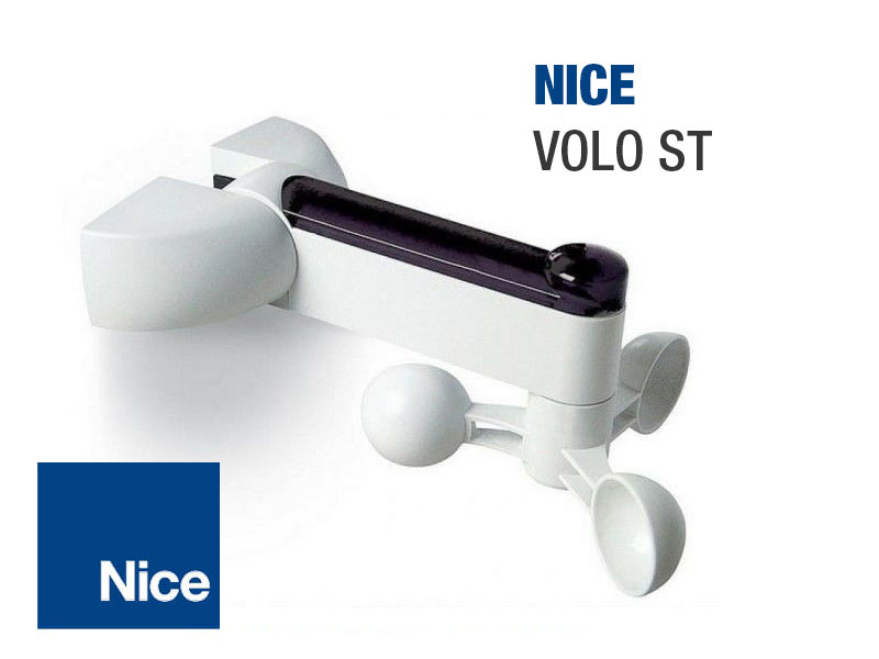 Anemometro Nice Volo ST vento-sole con regolazione a trimmer per tende