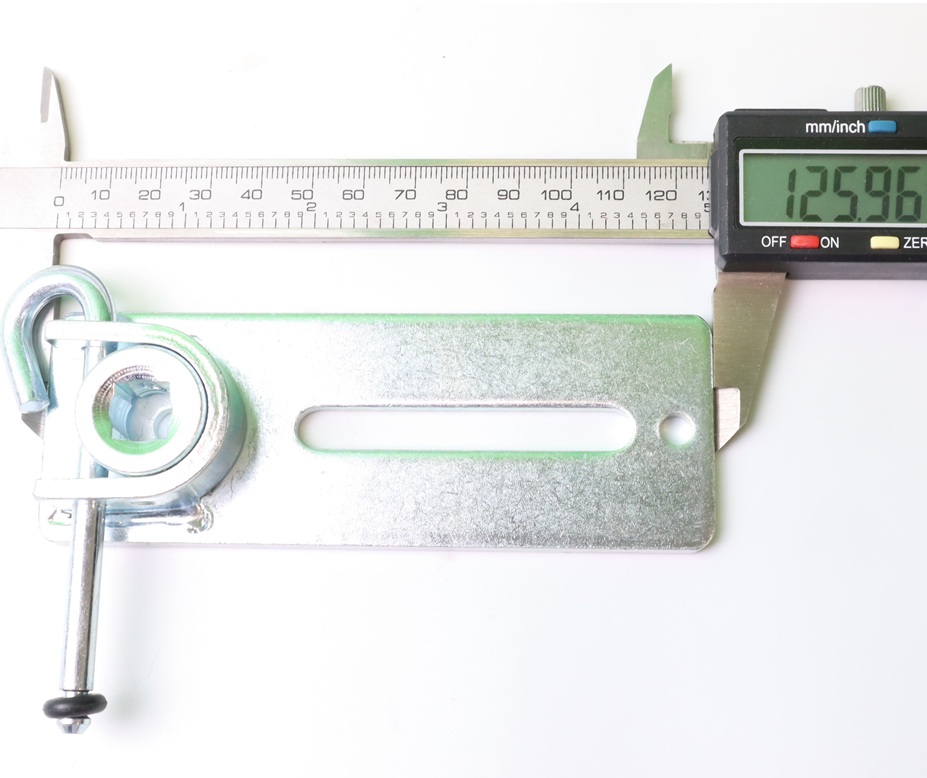 Staffa motore tapparella per cassonetti coibentati in acciaio zincato Regolabile