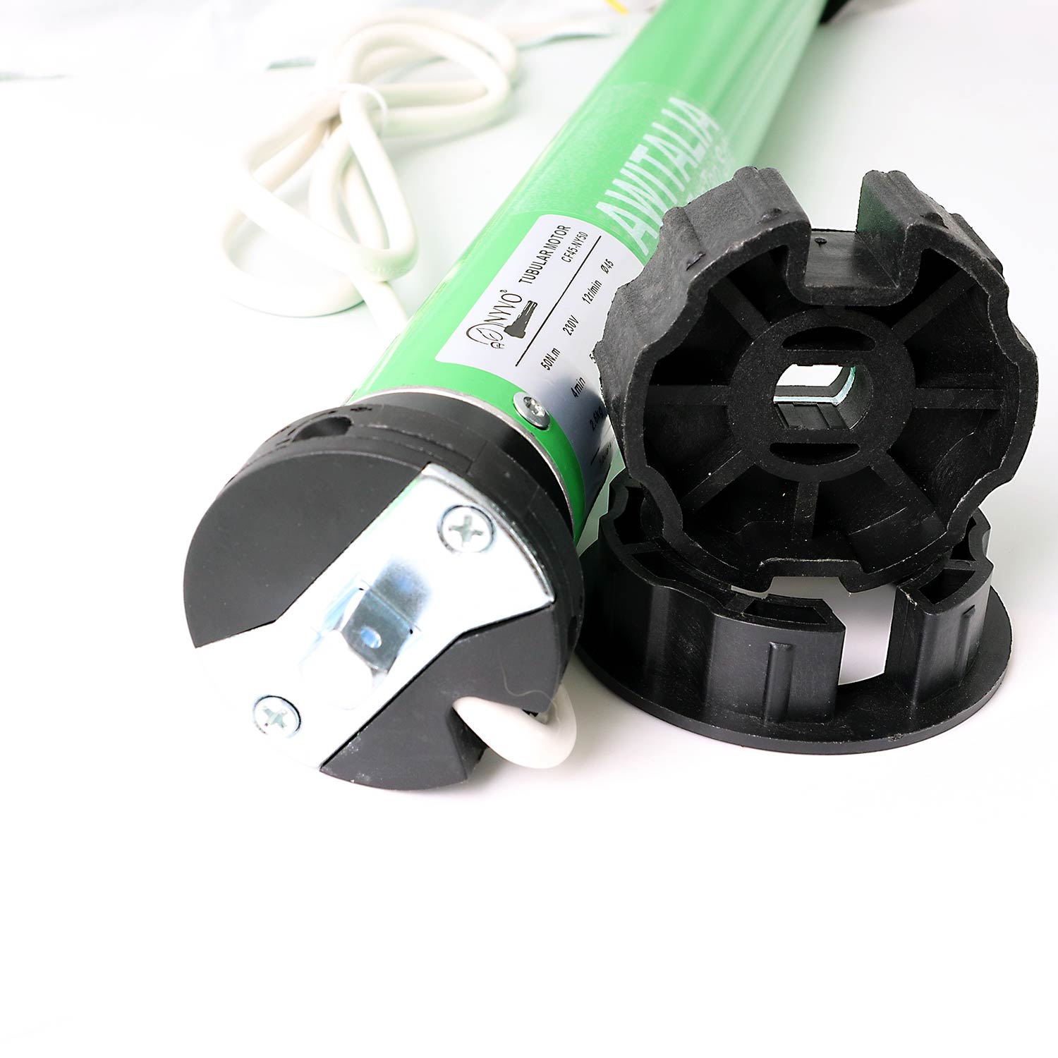 Motore Awitalia silenzioso a bassi consumi con finecorsa meccanico per tapparelle e tende