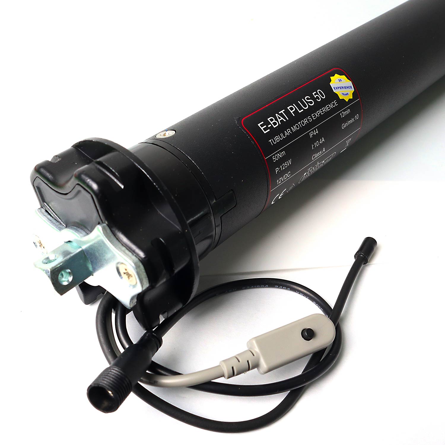 Motore Tech International Radio E-BAT Plus con batteria ricaricabile interna e finecorsa elettronico