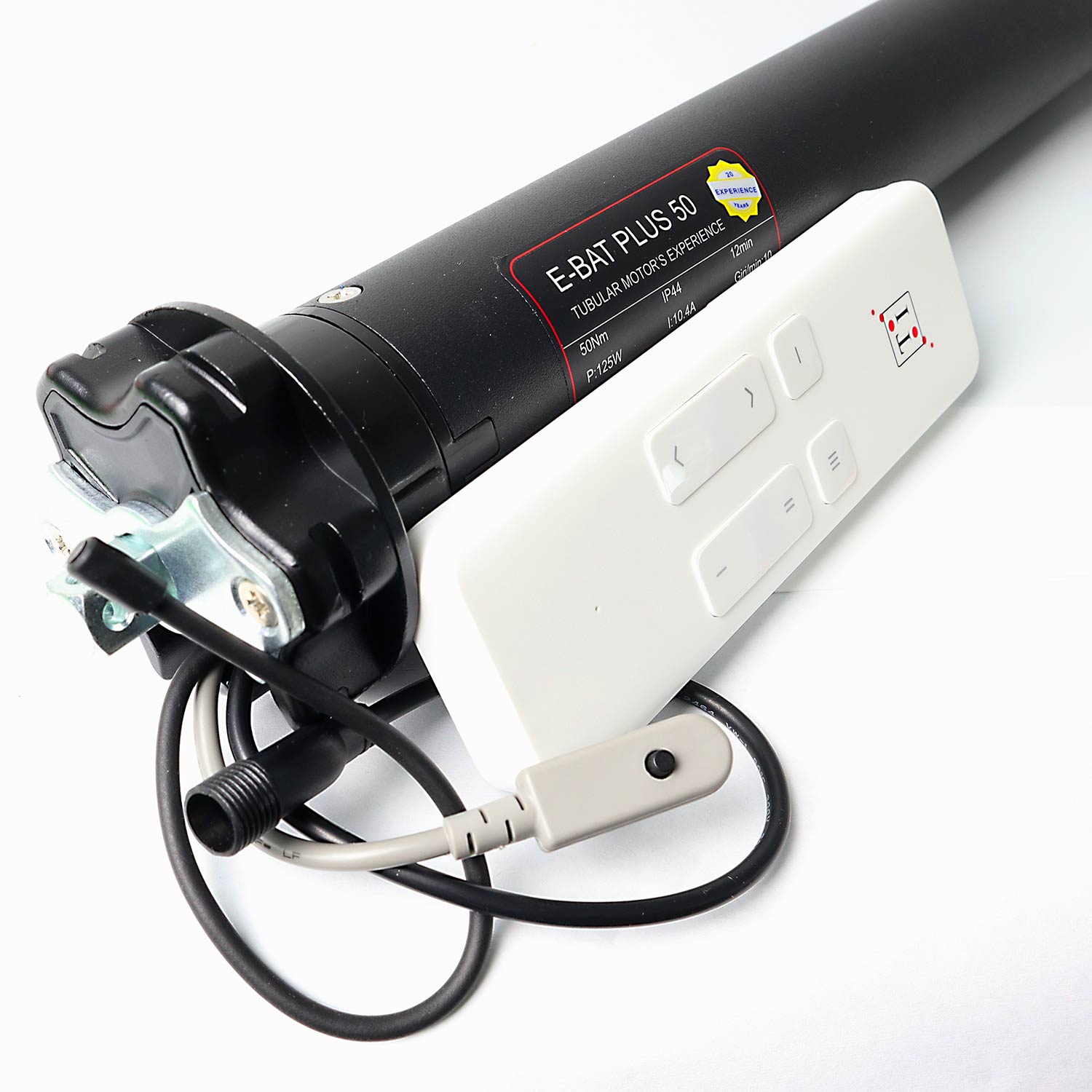 Motore Tech International Radio E-BAT Plus con batteria ricaricabile interna e finecorsa elettronico