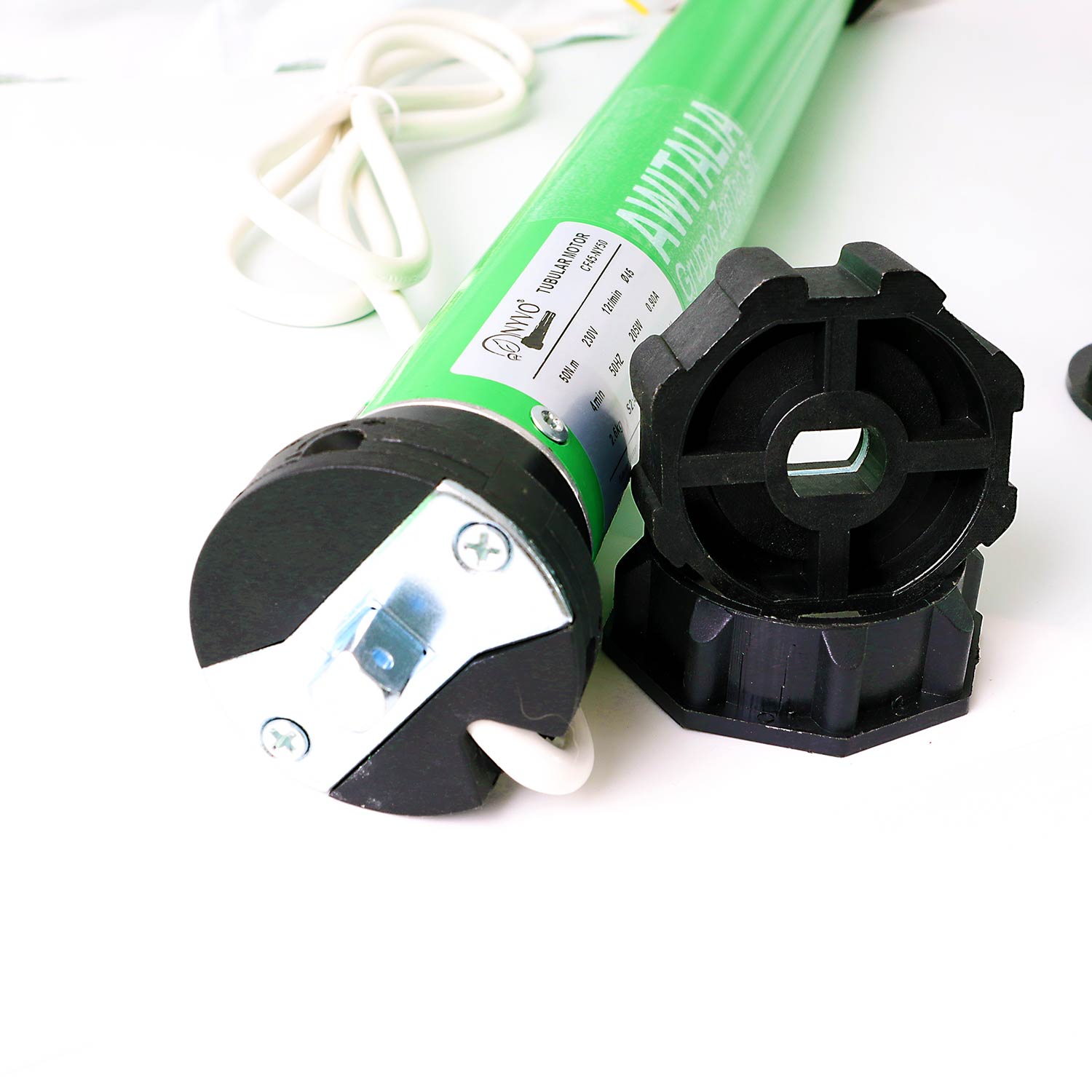 Motore Awitalia silenzioso a bassi consumi con finecorsa meccanico per tapparelle e tende