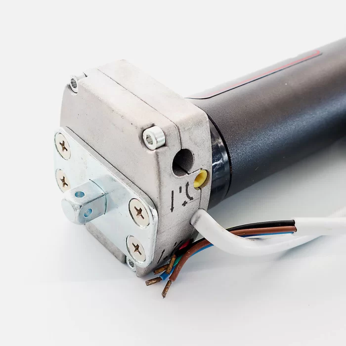 Motore elettrico Tech International serie SOS con manovra di soccorso e finecorsa meccanico