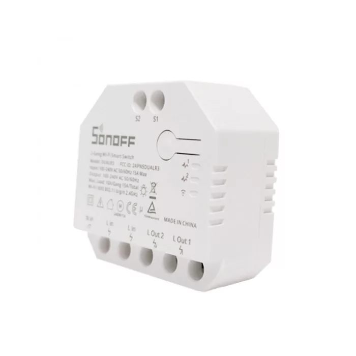 Relè wifi SONOFF DUAL R3 per automazione domestica tapparelle e tende