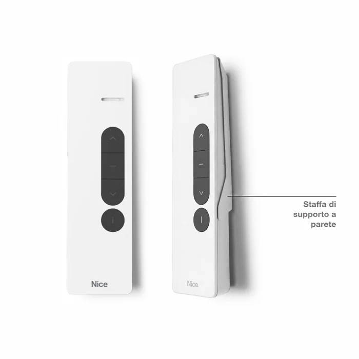 Telecomando Nice Domì P1 ad 1 canale mono/bidirezionale per tapparelle, tende e serrande