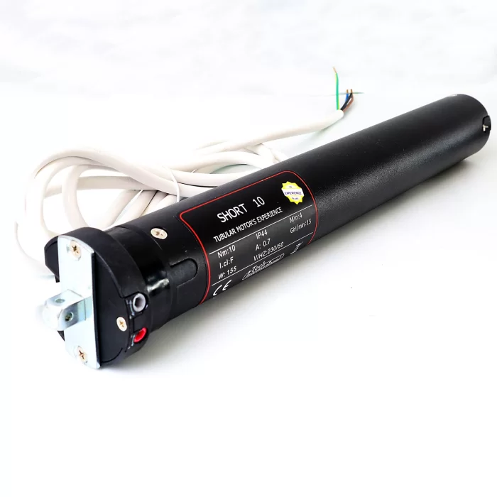 Motore Tech International serie SHORT con finecorsa meccanico e Lunghezza 40 cm 