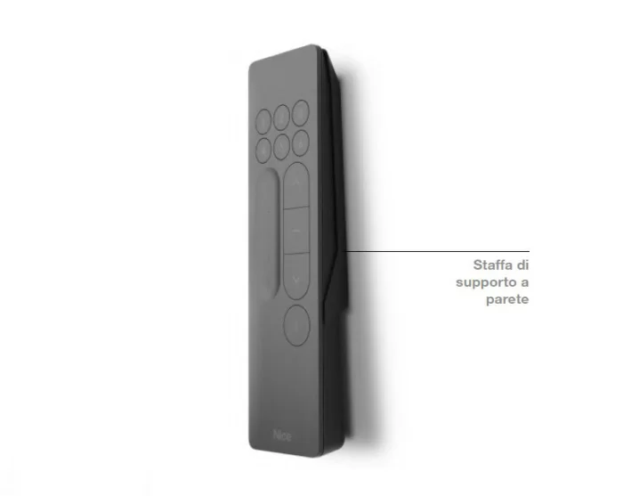 Telecomando Nice Domì P6 SV a 6 canali mono/bidirezionale con comando sole per tende da sole, tapparelle e serrande