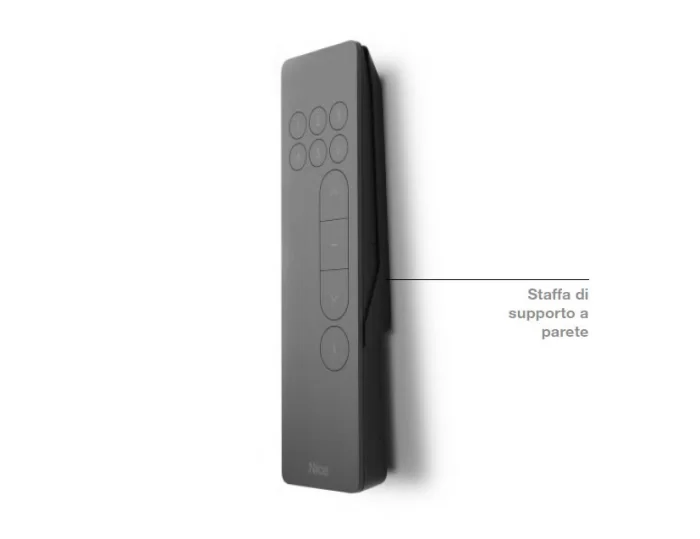 Telecomando Nice Domì P6 a 6 canali mono/bidirezionale per tende da sole, tapparelle e serrande